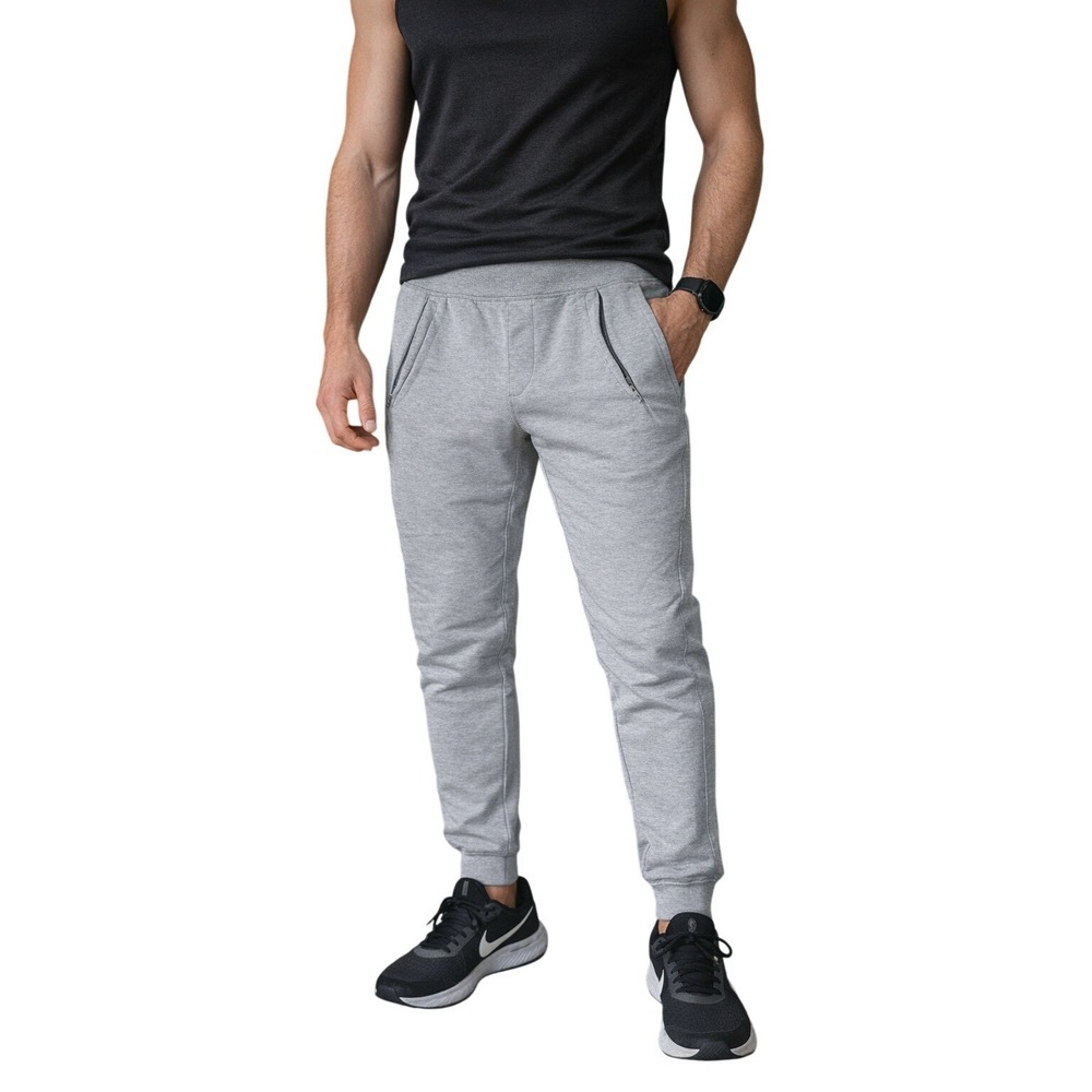 Lululemon City Sweat‎ Jogger Mens Medium Heathered Grey French Terry Pants M